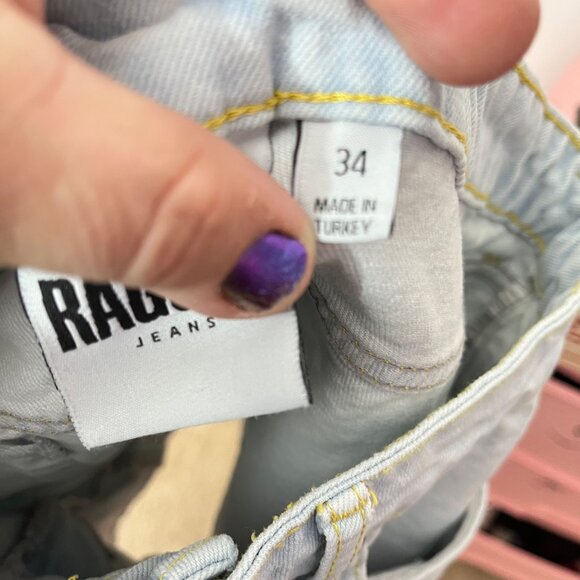 Ragged Priest Mom Short Stonewash Size 34‎ - Picture 4 of 5